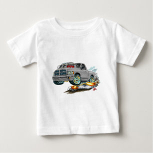 Camiseta Para Bebê Caminhão do cinza de Dodge SRT10
