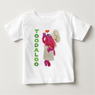 Camiseta Para Bebê Caminhão Foodie do Monstro do Biscoito Toodaloo