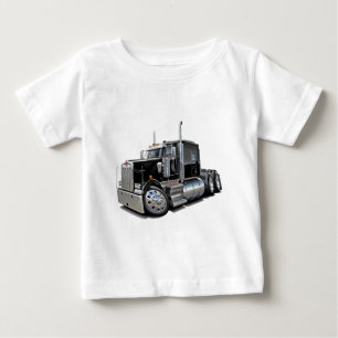 Camiseta Para Bebê Caminhão preto de Kenworth w900
