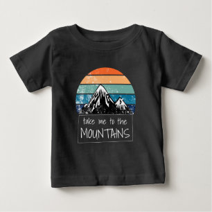 Camiseta Para Bebê Caminho - Leva-Me Às Montanhas