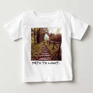 Camiseta Para Bebê Caminho para a Luz