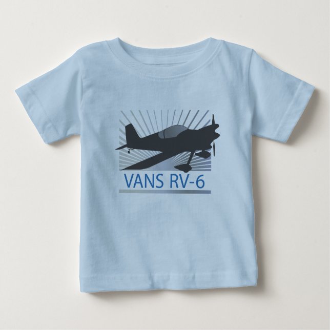 Camiseta Para Bebê Camionetes RV-6 (Frente)