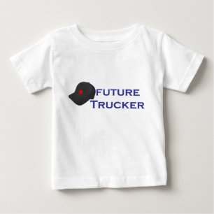 Camiseta Para Bebê Camionista futuro