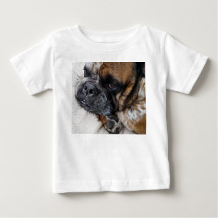Camiseta Para Bebê Camisa-Bebê de Foto de Bulldog Vitoriana Custa