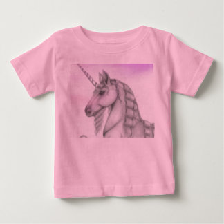 Camiseta Para Bebê Camisa-cintilante Unicorn