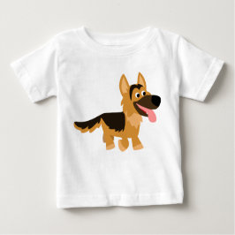 Camiseta Para Bebê Camisa-German shepherd-Cão-Cachorro-Cachorro