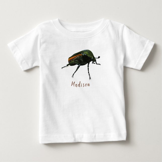 Camiseta Para Bebê Camisa-Inseto de Bebê (Frente)
