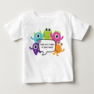 Camiseta Para Bebê Camisa/Romper personalizados - design pequeno do