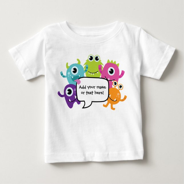 Camiseta Para Bebê Camisa/Romper personalizados - design pequeno do (Frente)