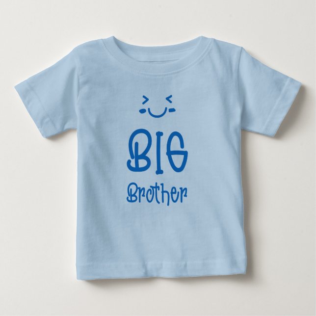 Camiseta Para Bebê Camisa-T de Bebê/Criança, Grande Irmão Cute para M (Frente)