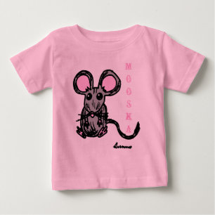 Camiseta Para Bebê Camisa-T de Capa longa de Mooska-Cute