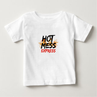 Camiseta Para Bebê Camisa-T de Crianças do Hot Mess Express