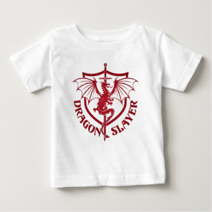 Camiseta Para Bebê Camisa-T do Dragão