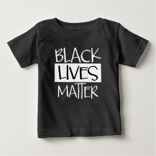 Camiseta Para Bebê Camisa-T é importante para vidas negras