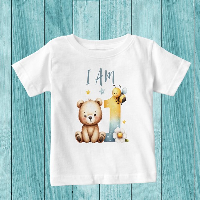 Camiseta Para Bebê Camisa-T Grande Abraço De Um Urso (Criador carregado)