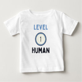Camiseta Para Bebê Camisa-T humana de nível 1