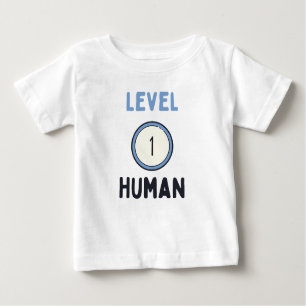 Camiseta Para Bebê Camisa-T humana de nível 1