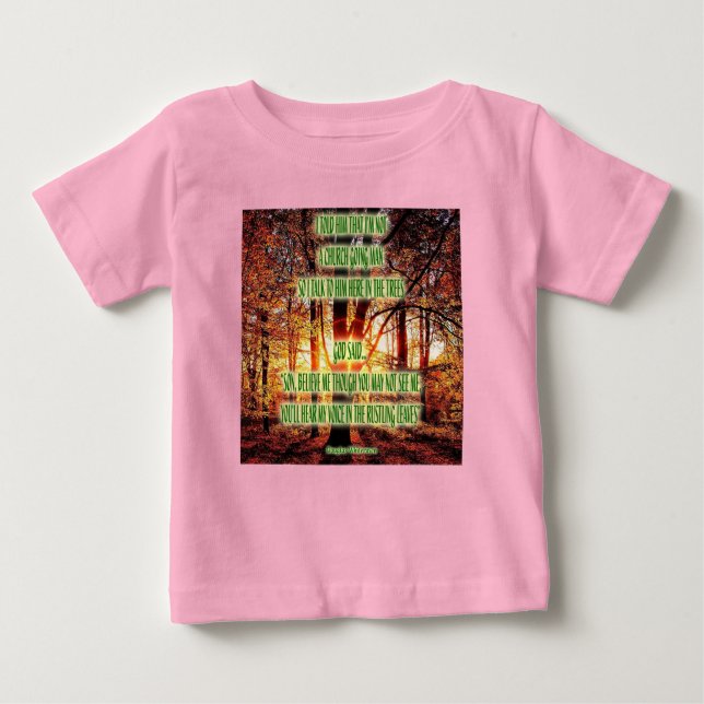 Camiseta Para Bebê Camisa-T para crianças inspiradoras (Frente)