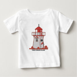 Camiseta Para Bebê Camisa-T PEI do farol-covehead