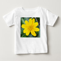 Camisa-taz de bebê amarelo-sol