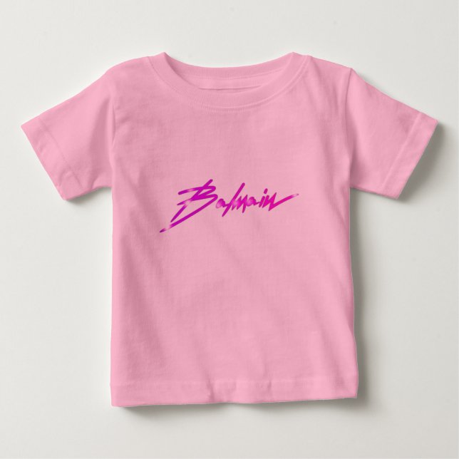Camiseta Para Bebê Camiseta bebê Balmain (Frente)
