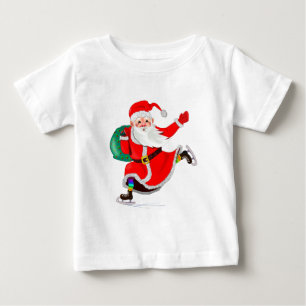 Camiseta Para Bebê Camiseta bebê com Papai Noel - Natal