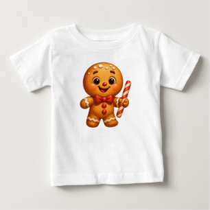 Camiseta Para Bebê Camiseta Bebê de Gengibre Doce