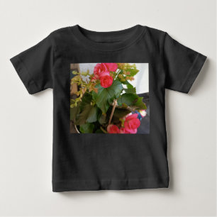 Camiseta Para Bebê Camiseta Bebê Flores Coloridas de Primavera