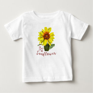Camiseta Para Bebê Camiseta Bebê Girassol