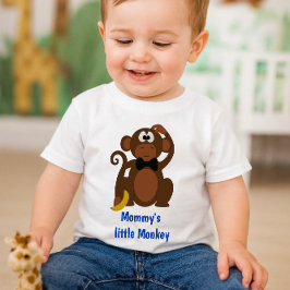 Camiseta Para Bebê Camiseta-bebê macaco-macaco-Mamãe