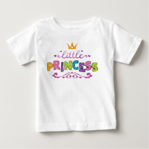 Camiseta Para Bebê Camiseta Bebê Menina Coroa Princesinha Fofa
