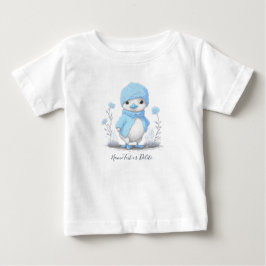 Camiseta Para Bebê Camiseta Bebê Pato Aquarela Azul