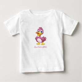 Camiseta Para Bebê Camiseta Bebê Pato Rosa