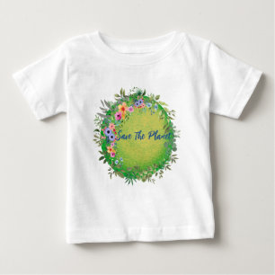 Camiseta Para Bebê Camiseta Bebê Salve O Planeta
