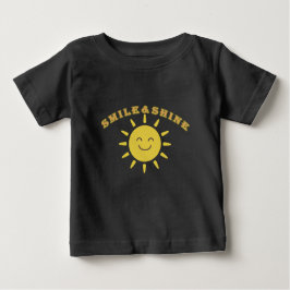 Camiseta Para Bebê Camiseta Bebê Sol Sorridente Fofo