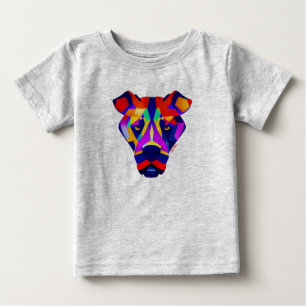 Camiseta Para Bebê Camiseta cinza bebê do cachorro de Alexander