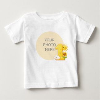 Camiseta Para Bebê Camiseta de aniversário de bebê personalizada com