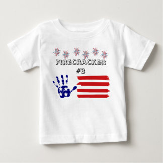 Camiseta Para Bebê Camiseta de Bebê 4 de Julho
