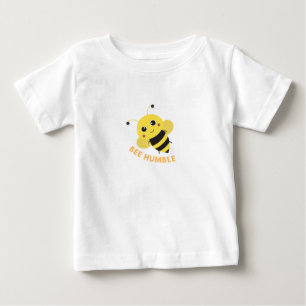 Camiseta Para Bebê Camiseta de bebê abelha fofa e humilde