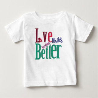 Camiseta Para Bebê Camiseta de Bebê Amor Torna Tudo Melhor