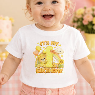 Camiseta Para Bebê Camiseta de Bebê Aniversário de 1 Ano Tema Amare