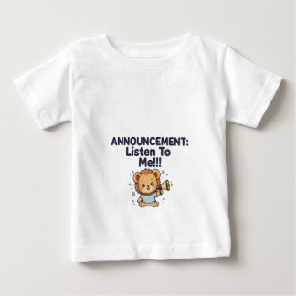 Camiseta Para Bebê Camiseta de bebê anúncio de ursinho fofo