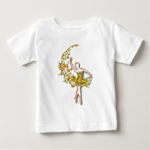 Camiseta Para Bebê Camiseta de Bebê Bailarina