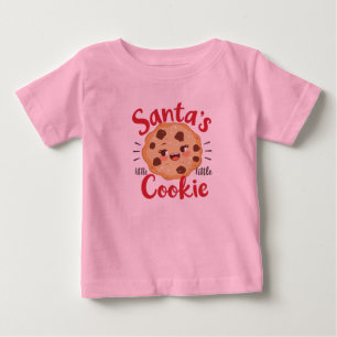 Camiseta Para Bebê Camiseta de Bebê Biscoitinho do Papai Noel Natal