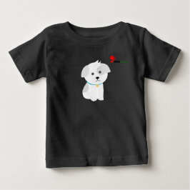 Camiseta Para Bebê Camiseta de Bebê Cachorrinho