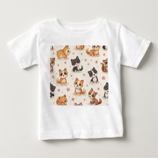 Camiseta Para Bebê camiseta de bebê catdog