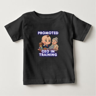 Camiseta Para Bebê Camiseta de Bebê CEO em Treinamento – Presente Div