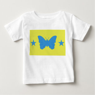 Camiseta Para Bebê Camiseta de Bebê com Bandeira de Bady Bassit, Bras