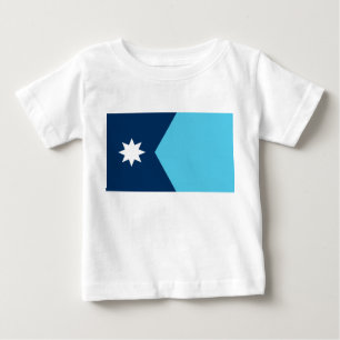 Camiseta Para Bebê Camiseta de Bebê com Bandeira de Minnesota, EUA