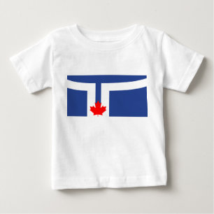 Camiseta Para Bebê Camiseta de Bebê com Bandeira de Toronto